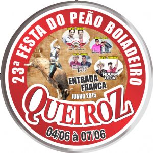 23ª FESTA DO PEÃO DE QUEIROZ (SP) 2015