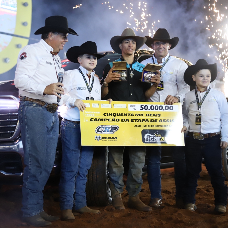 Ele levou tudo! Nathan Eduardo é o Campeão da FICAR Assis e o Revelação CRP RAM 2025.